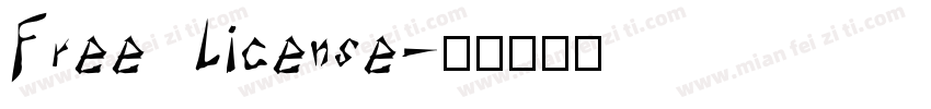 Free License字体转换